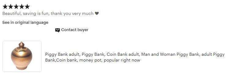 Smash Piggy Banks for Adults, Adult Money Box, Money Pot, Coin Bank Adult.