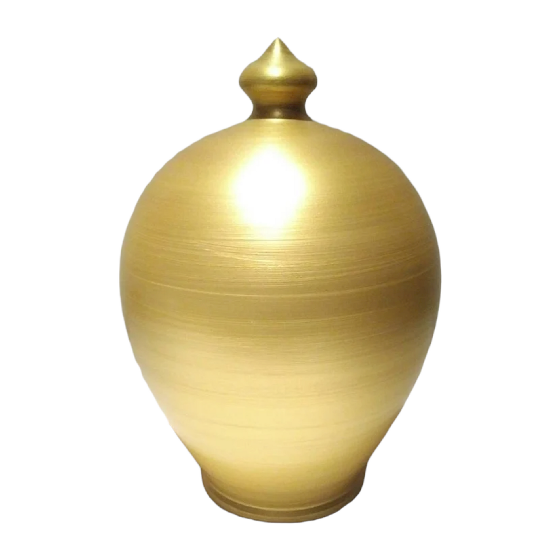 Gold Piggy Bank, 10 inch height, adult coin bank, piggy bank for adults. Color: gold. Made to order. Size: 25 cm = 9.8425 Inches. With hole and stopper plug, or without hole.