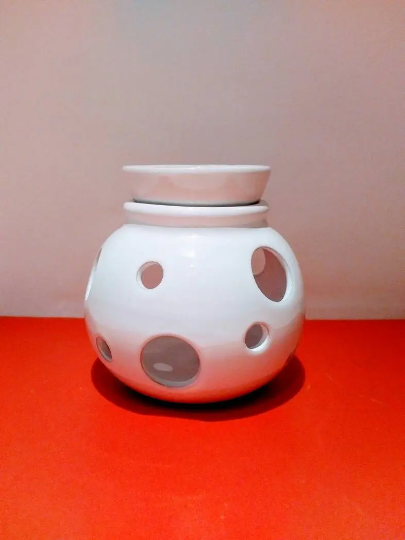 Ceramic oil burner, Oil burner, essential oil burner, ceramic oil burner, aromatherapy diffuser, pottery wax burner, candle warmer