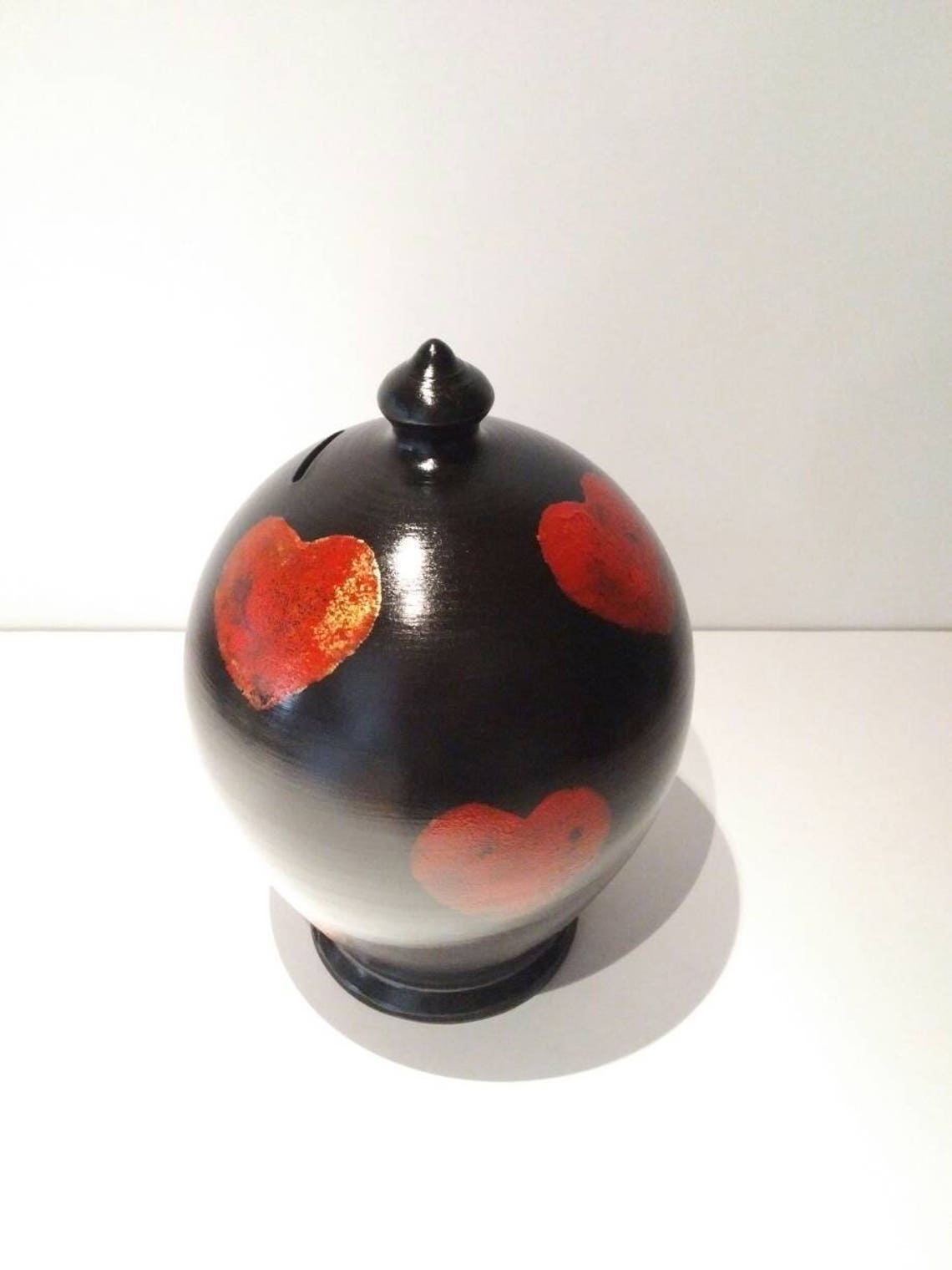 Gothic Coin Box, house of coins, smash piggy bank, large piggy bank adult, piggy bank break to open, italian pottery anniversay gift
