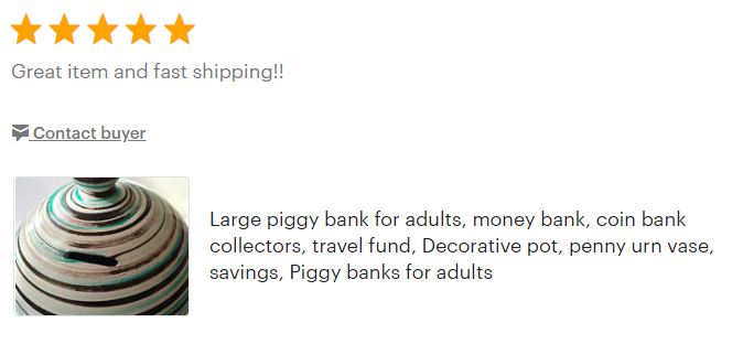 Piggy Bank, Caterina Money Pot, adult piggy bank, coin bank, money pot, money box, brown bronze, men piggy bank, pottery anniversary for him